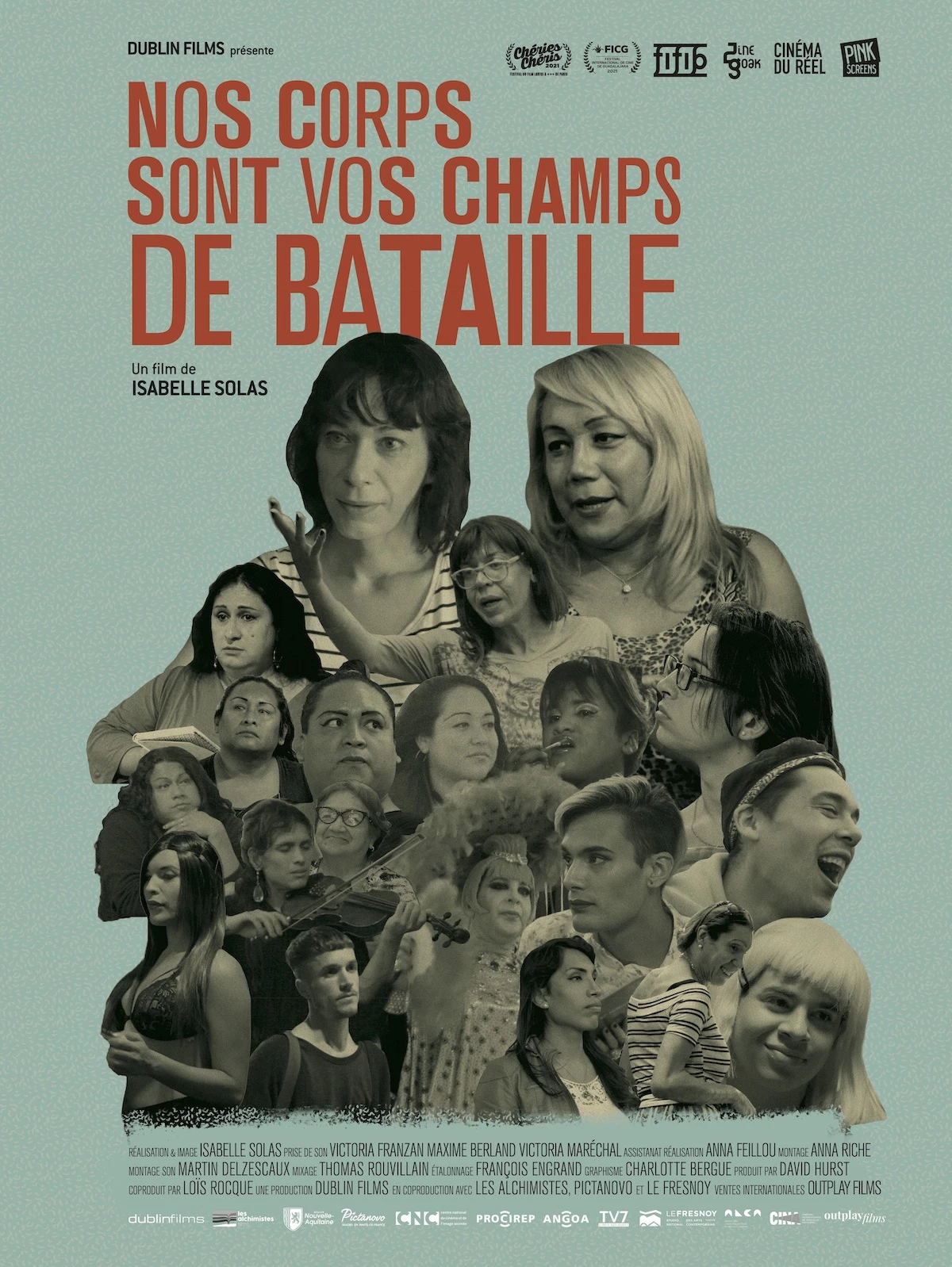 Nos corps sont vos champs de bataille (Les Monteuses et monteurs associ&eacute;s)