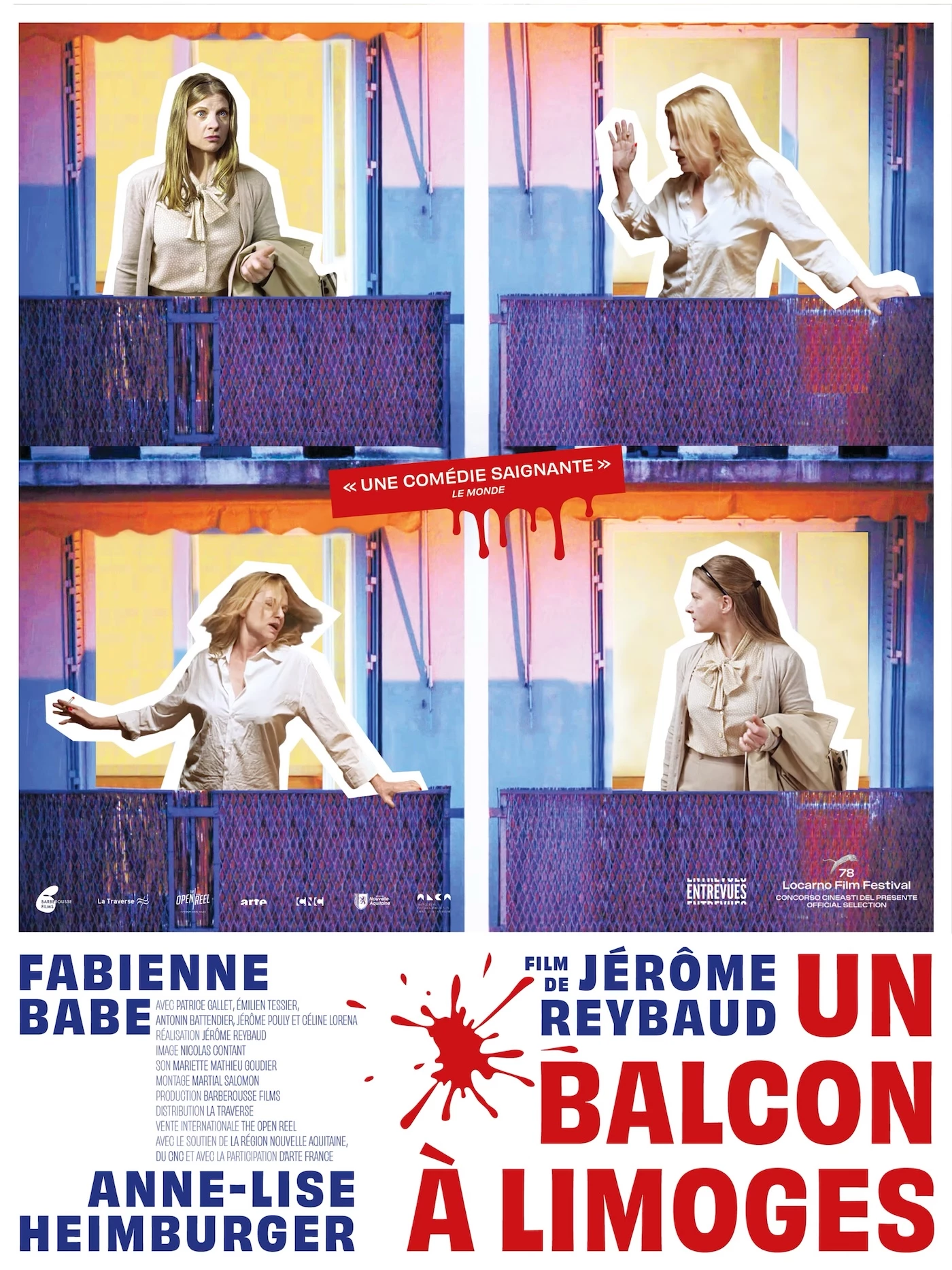 Un balcon &agrave; Limoges (Les Monteuses et monteurs associ&eacute;s)