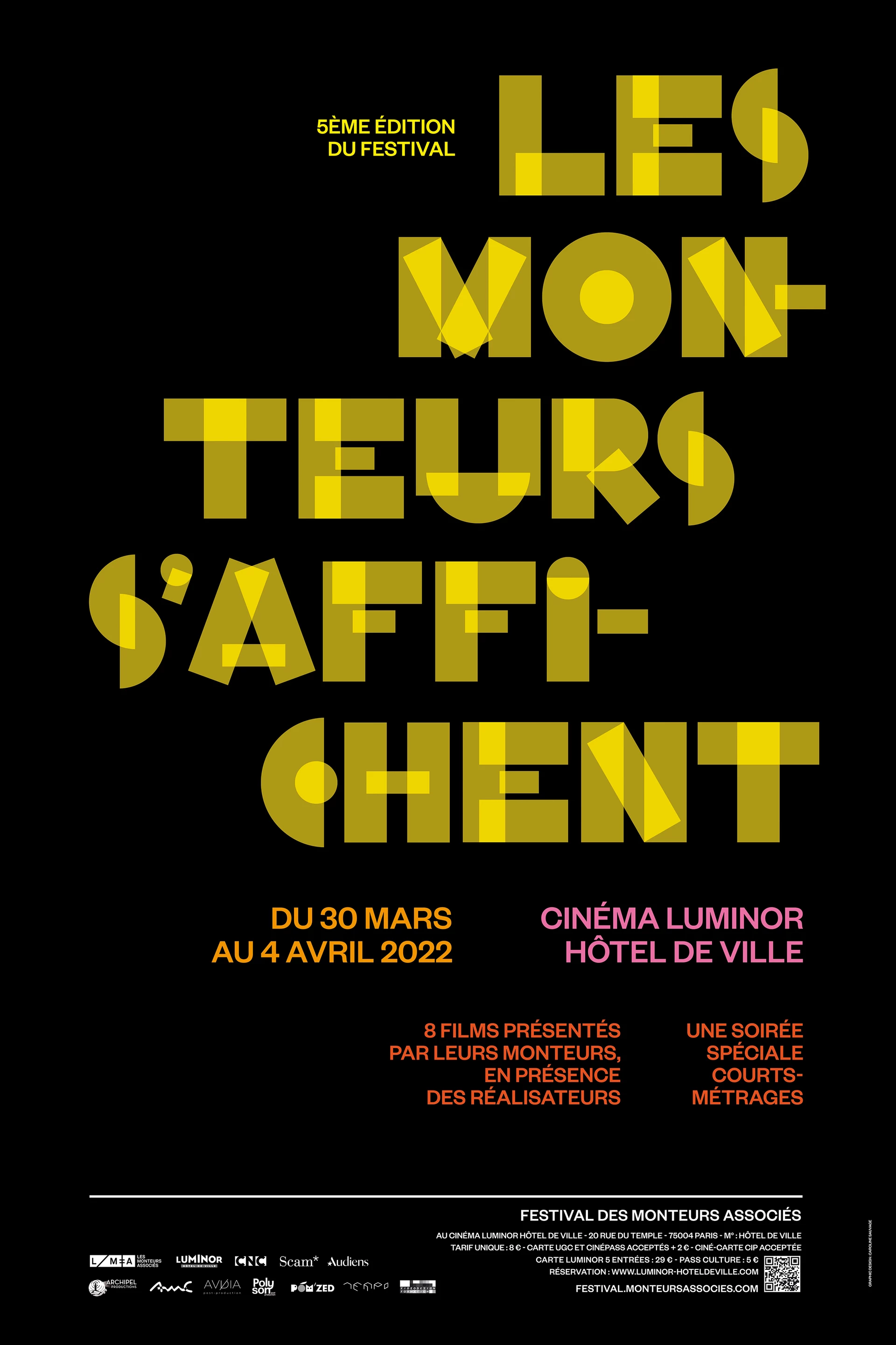 5e &eacute;dition des Monteurs s'affichent (Les Monteuses et monteurs associ&eacute;s)
