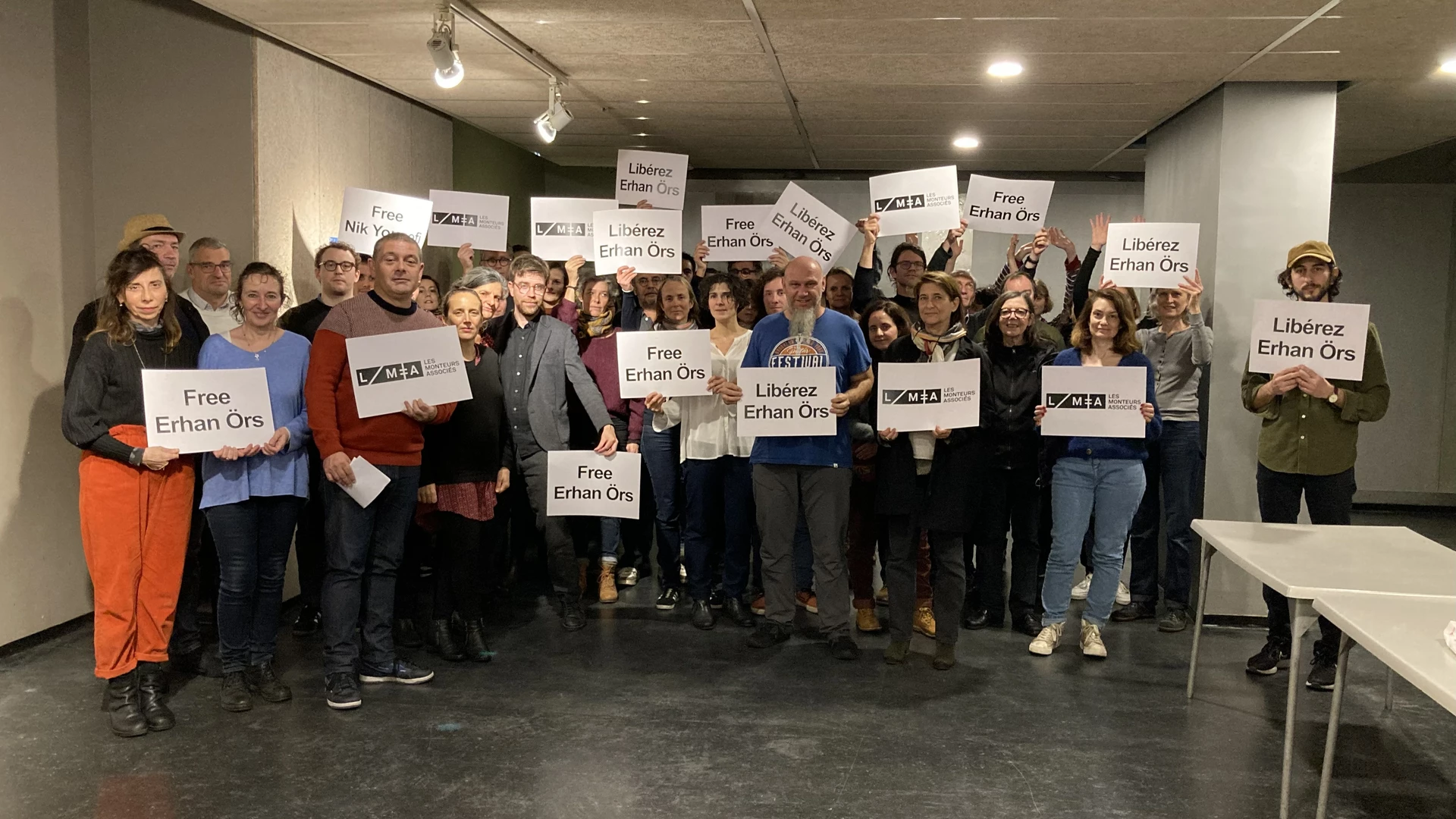 Solidarit&eacute; avec Erhan &Ouml;rs &amp; Nik Yousefi (Les Monteuses et monteurs associ&eacute;s)